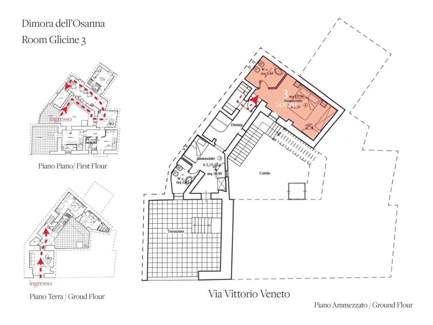 카로비그노 Dimora Dell'Osanna B&B 외부 사진